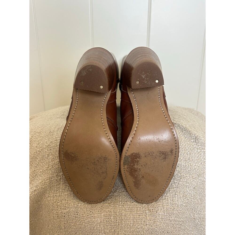 Vintage Dexter 70’s Stacked Heel Brown Cowboy Boots Size 7.5 - Picture 8 of 10
